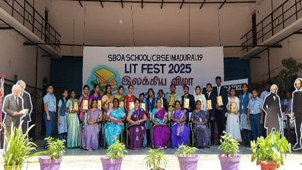 Lit Fest–2025 was organized by the Department of English and Tamil.